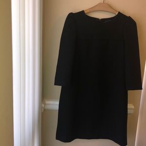 Zara Woman Black 3/4 Sleeve Mini